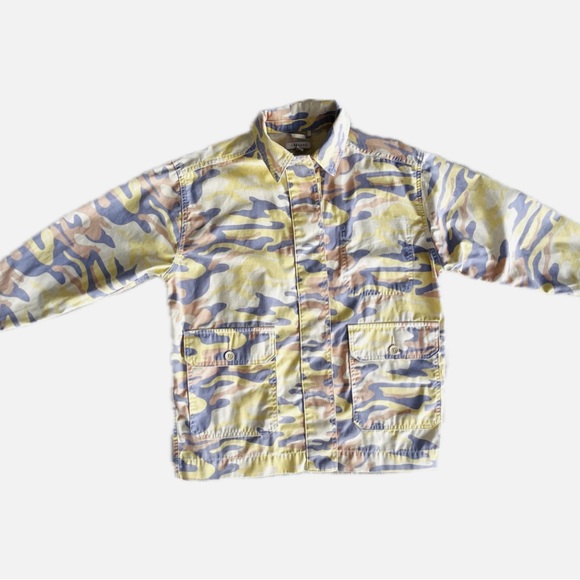 Pastel Colors Camo Denim Jacket size S - Picture 5 of 16